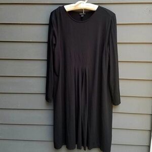 J Jill Black Knit Long Sleeve Dress Size 1X